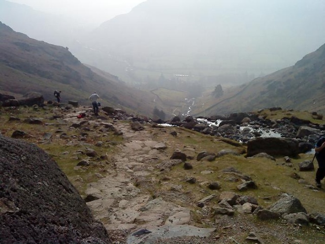Path up to Pavey Ark