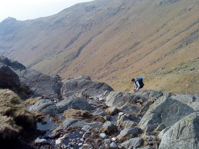 Path up to Pavey Ark