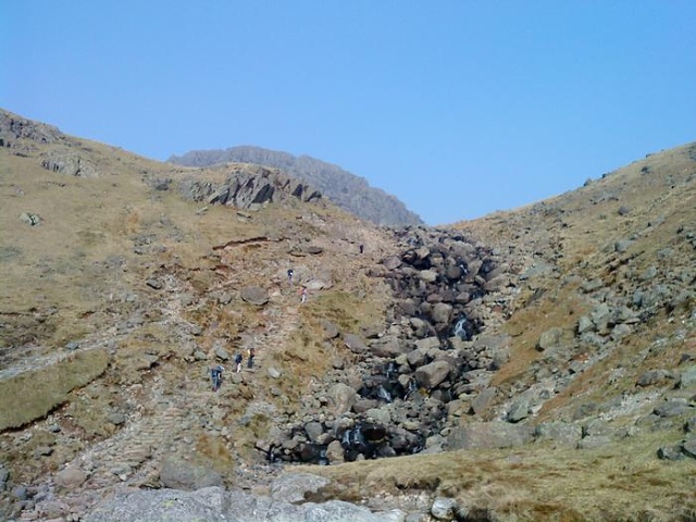 Path up to Pavey Ark