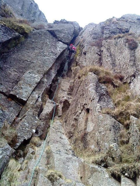 Gwynne's Chimney, first pitch