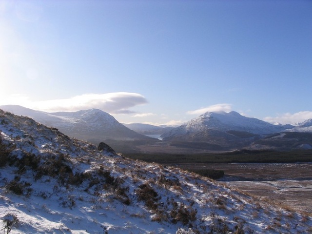 Loch Treig just visible