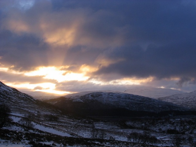 Heading up Creag Meagaidh